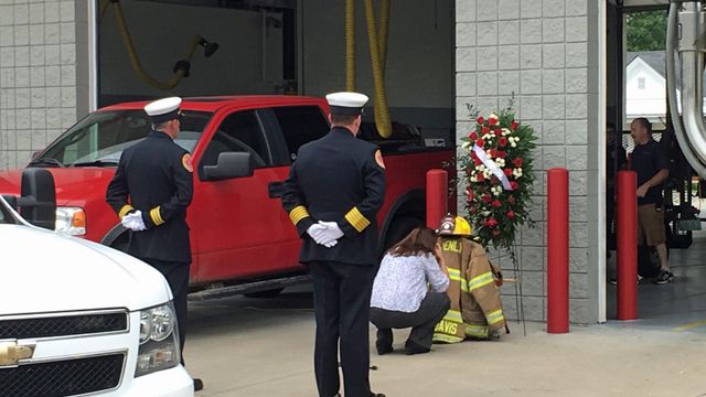 Kenly firefighters remember volunteer who died Saturday