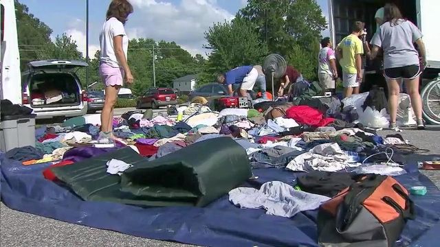 Cary volunteers caught in West Virginia floods return home