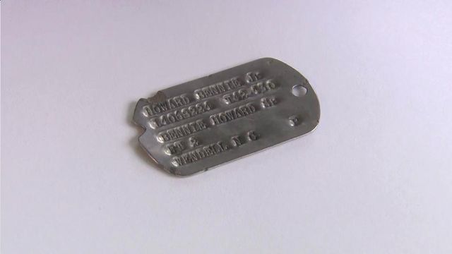 Wendell veteran reunited with WWII dog tag after 70 years