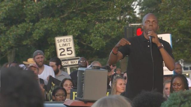 Hundreds block Durham street in 'Black Lives Matter' protest