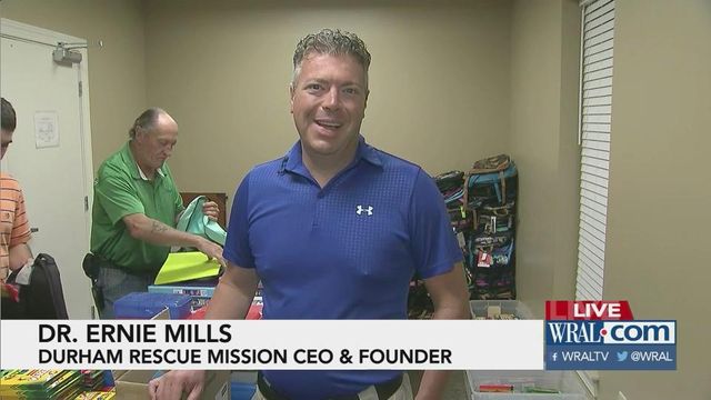 Durham Rescue Missions hands out much-needed schools supplies
