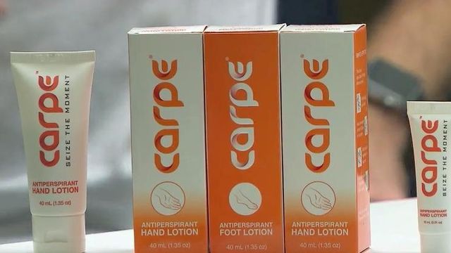Duke, UNC researchers develop lotion to combat sweaty hands