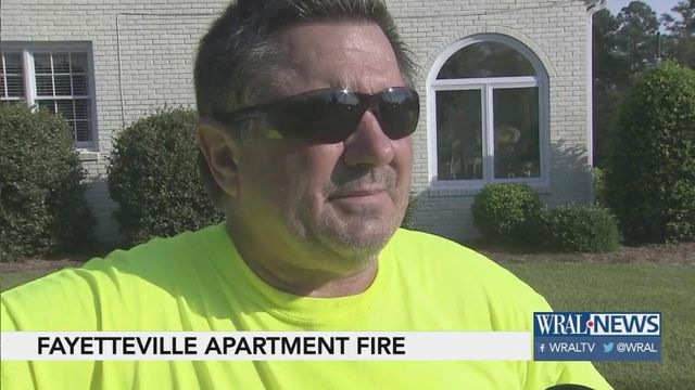 Good Samaritan helps woman during Fayetteville apartment fire