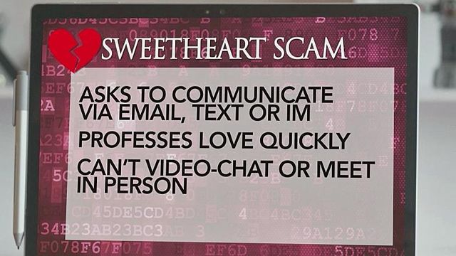 North Carolinians lost more than $4 million to 'sweetheart scams' in 2016