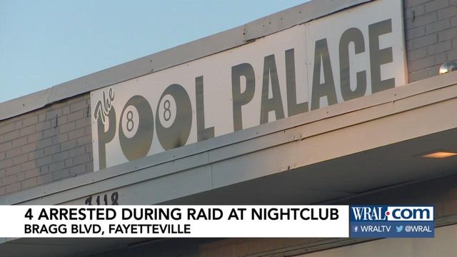 4 arrested during raid at illegal Fayetteville night club, ALE says