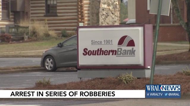 Career criminal charged in eastern NC bank robbery spree