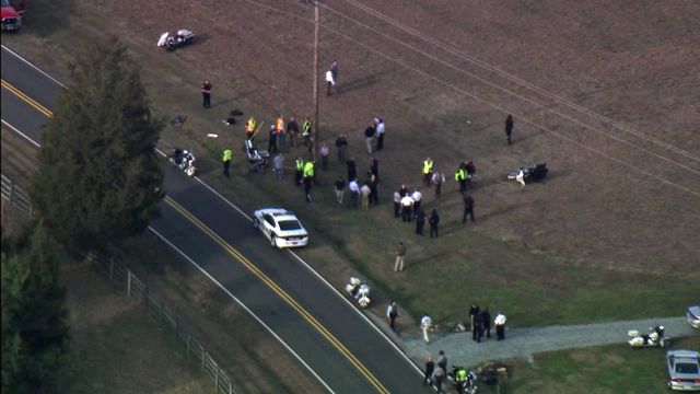 Sky 5: Serious crash involving two Durham police officers, deputy