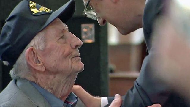 NC men honored for fighting in WWII