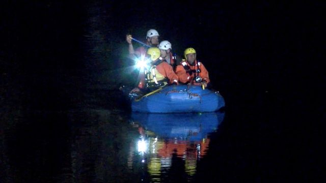 Raw video: Clayton water rescue