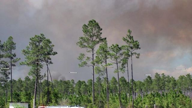 Smoke from Georgia fire reaches NC