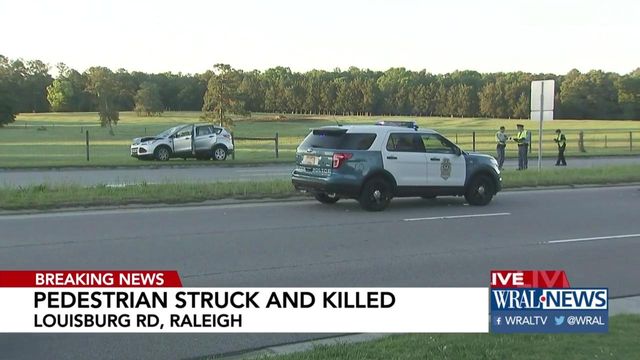 Pedestrian dies after being hit by 2 cars in Raleigh