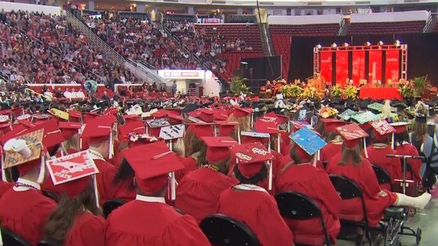 2017 graduates celebrate at  Triangle commencements