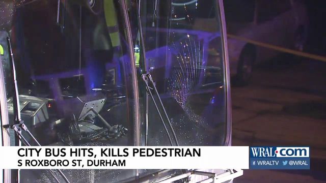 Police ID man hit, killed by Durham bus