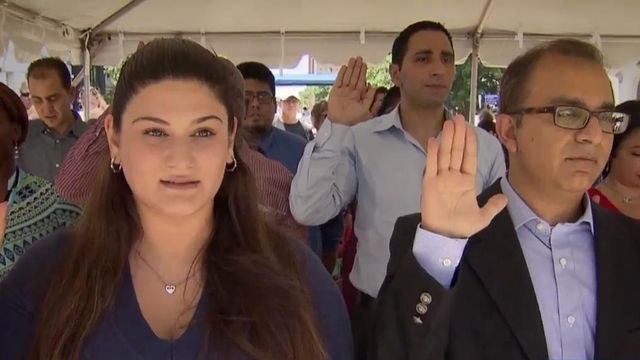 Dozens become US citizens in Raleigh ceremony 