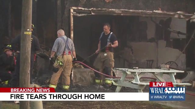 Officials: Fire started in front room of Raleigh home