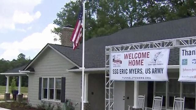 Former Ft. Bragg soldier presented with new home 