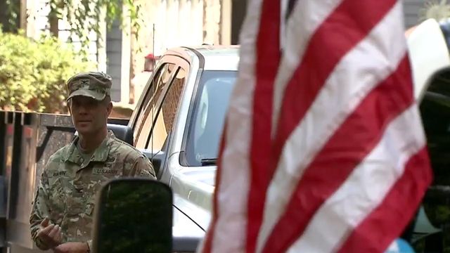 Fuquay teen's respect for flag inspires soldier