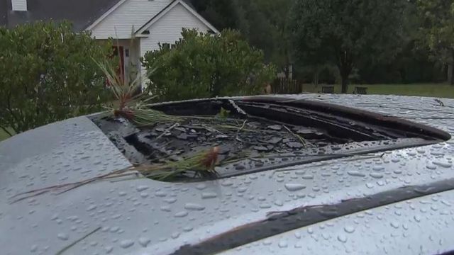 Harnett, Wake County experiences severe storms