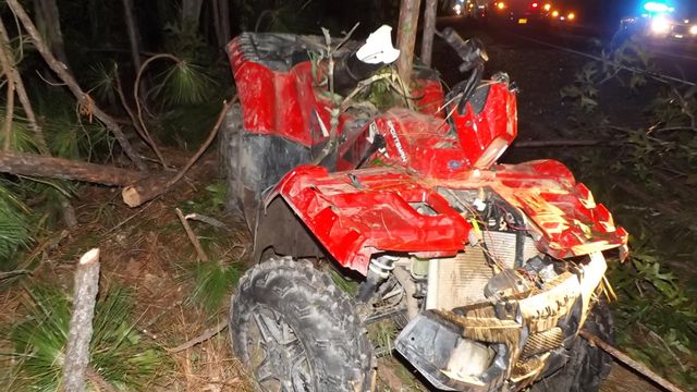 Men injured in ATV crash in Moore County