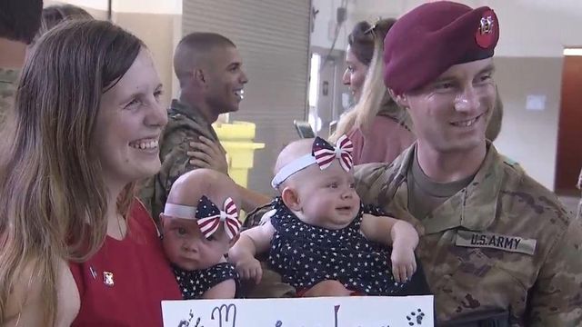  300 Fort Bragg paratroopers return home from deployment