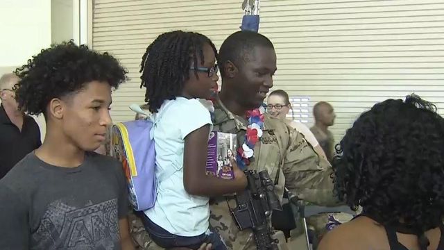 Facebook Live: Fort Bragg soldiers reunite with their families
