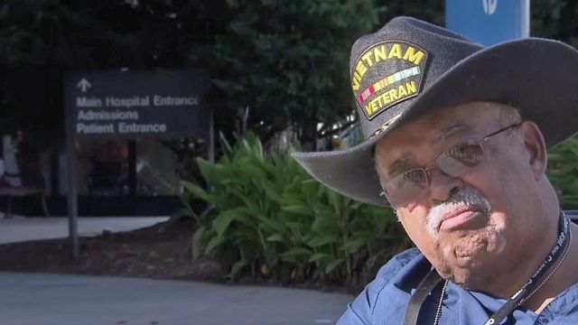 Double amputee refuses to leave Durham VA Medical Center