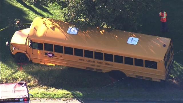 Students transported to hospital after Johnston County school bus crash ...