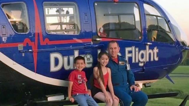 Duke Life Flight pilot honored at little league game