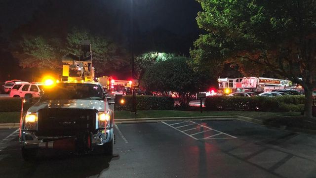 Facebook Live: WRAL studios evacuated after storage room fire