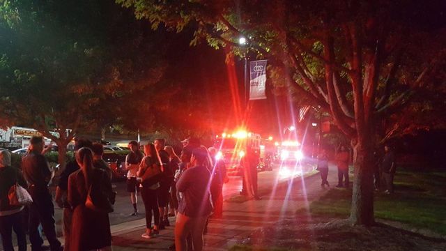 WRAL studios evacuated after storage room fire