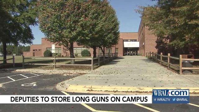 Harnett deputies will store long guns in schools