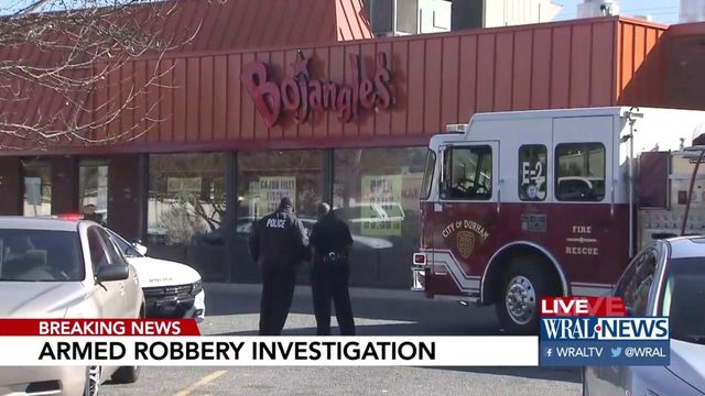 Police: No one shot during armed robbery at Durham Bojangles'