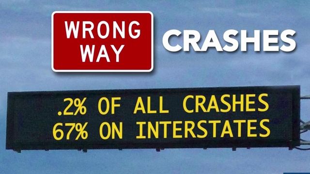 New pilot program aimed at curbing wrong-way crashes on Triangle interstate
