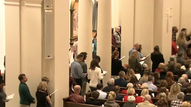 Raleigh Cathedral celebrates first Christmas Eve Mass
