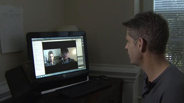 Wake Tech online students attend class on snow day