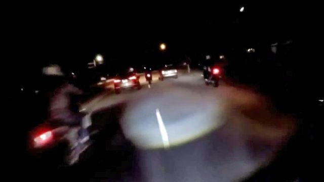Helmet-cam video shows car running over motorcyclists in Raleigh