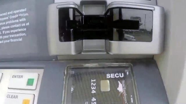Skimmer was placed on same ATM last fall