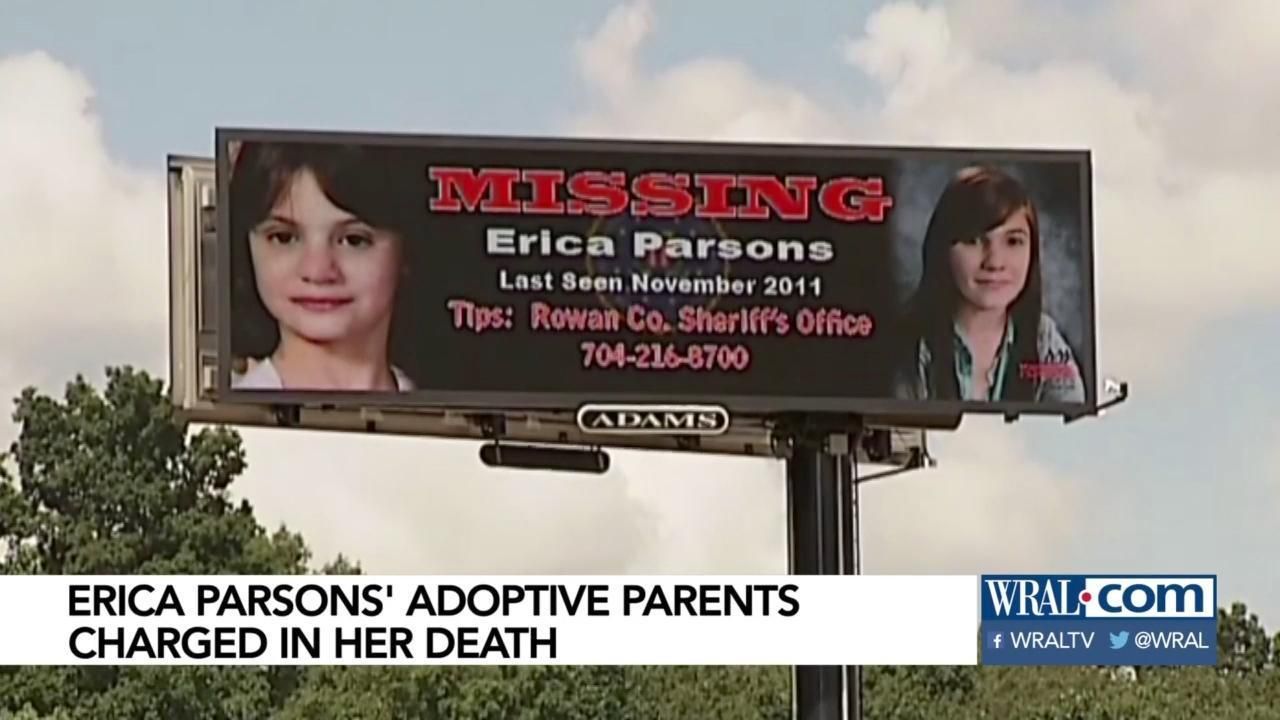 Years After Her Disappearance, Erica Parsons' Parents Charged With Murder