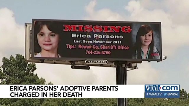 Sheriff announces murder charges against Erica Parsons' parents