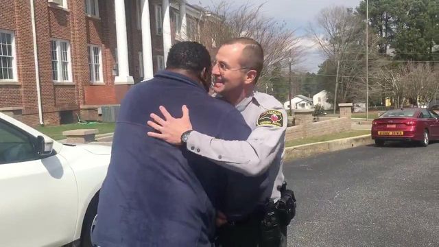 RAW: Man thanks trooper, university official for saving son