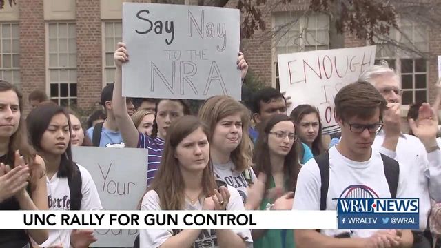 UNC students plan gun control rally Thursday