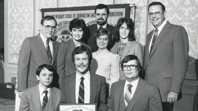 WRAL News Team in 1983