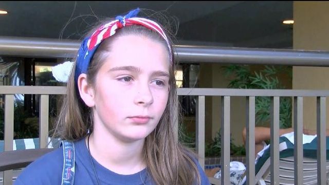 Girl describes being bitten while swimming at Myrtle Beach