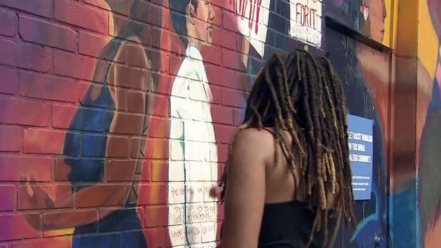 Public invited to help erase vandalism to Raleigh mural