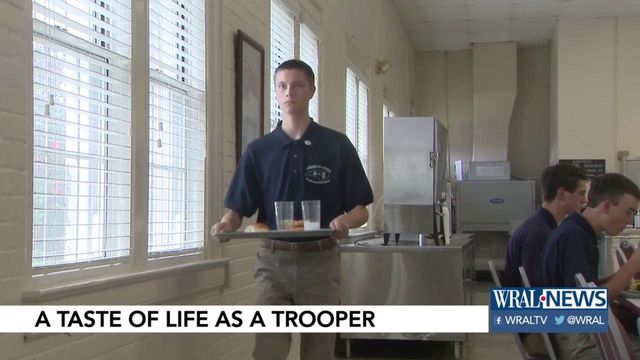 Teens learn the life of a state trooper