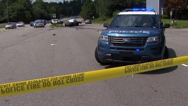 Person killed, 3 injured in fiery crash in Raleigh