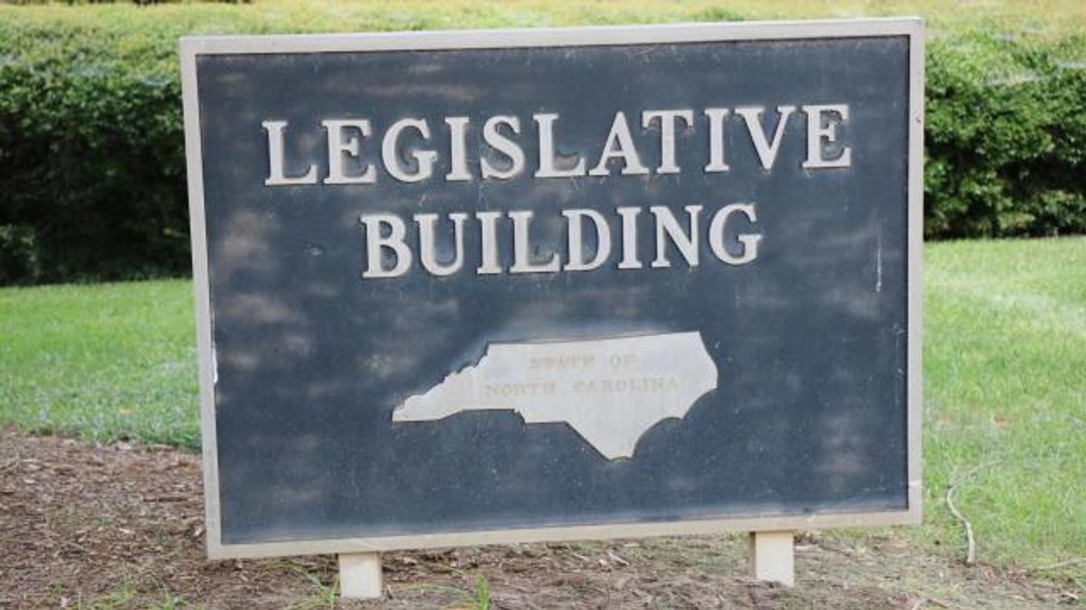 The North Carolina State Legislative Building in downtown Raleigh. Photo taken August 17, 2018. 