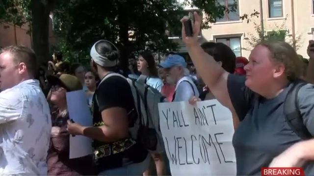 Silent Sam prompts protests five days after statue toppled