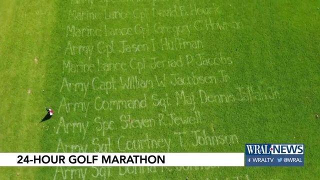 Durham golfer devotes days to honoring fallen soldiers