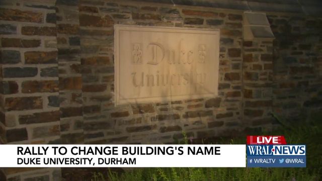 Rally planned to change building's name